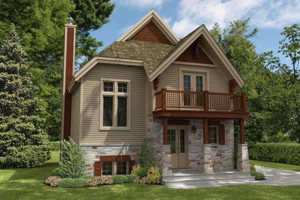 3-Bedroom, 1412 Sq Ft Craftsman House Plan - 158-1172 - Front Exterior