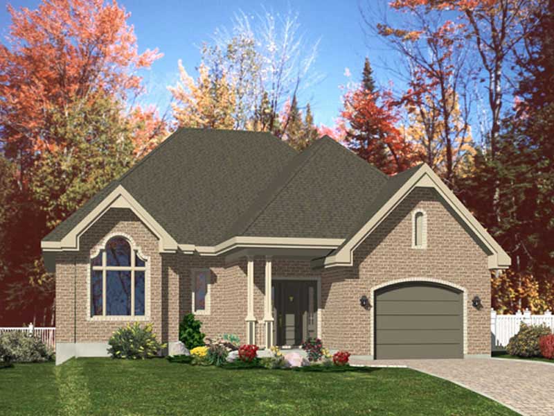 2-Bedroom, 1632 Sq Ft Contemporary Home Plan - 158-1214 - Main Exterior