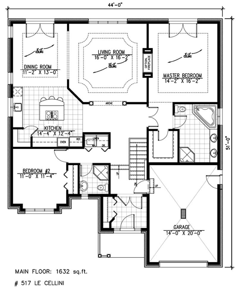 MAIN LEVEL FLOOR PLAN