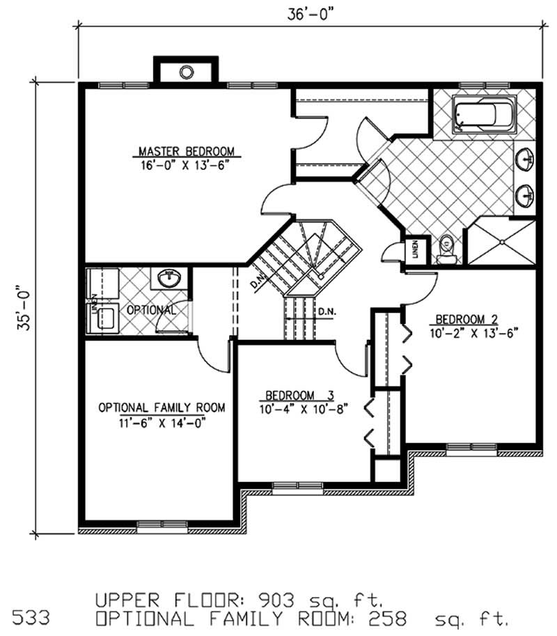 Floor Plan Second Story