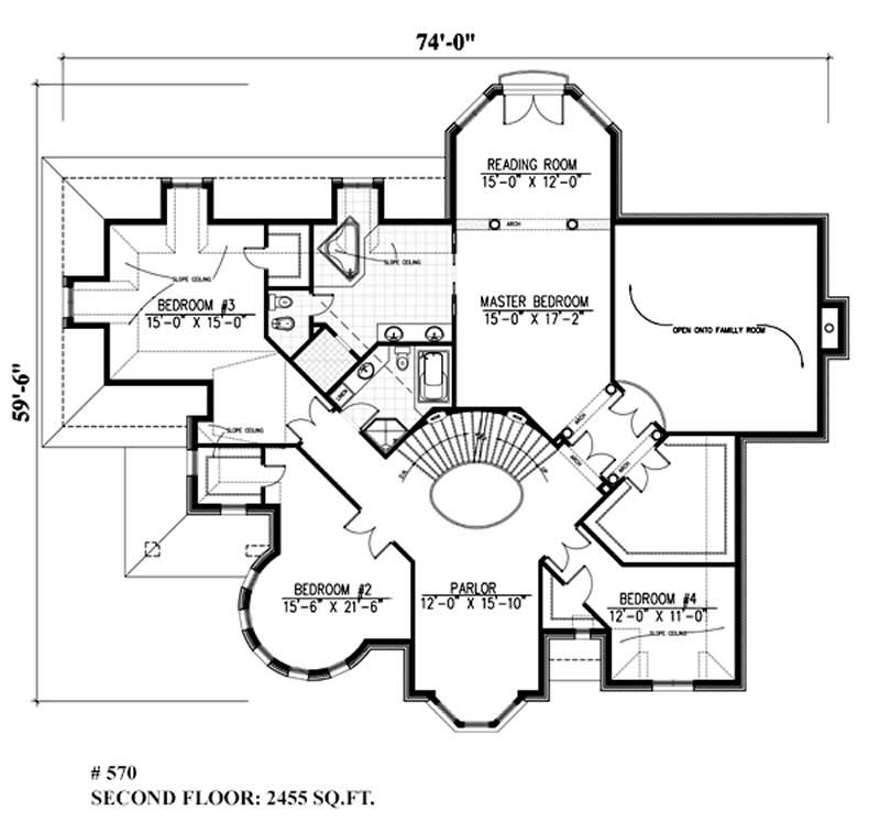 SECOND LEVEL FLOOR PLAN