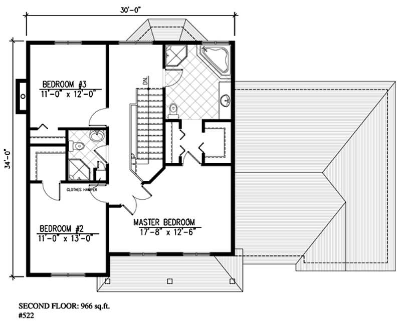 SECOND LEVEL FLOOR PLAN