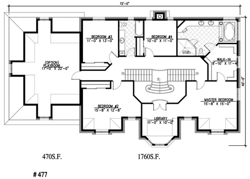 SECOND LEVEL FLOOR PLAN