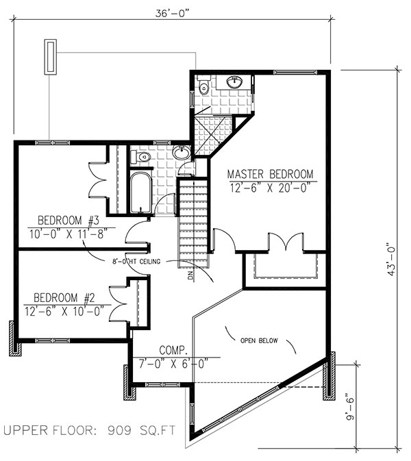 Floor Plan Upper Level
