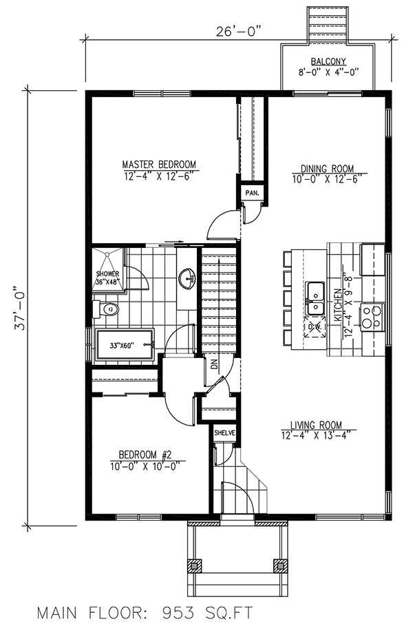 Floor Plan Main Level