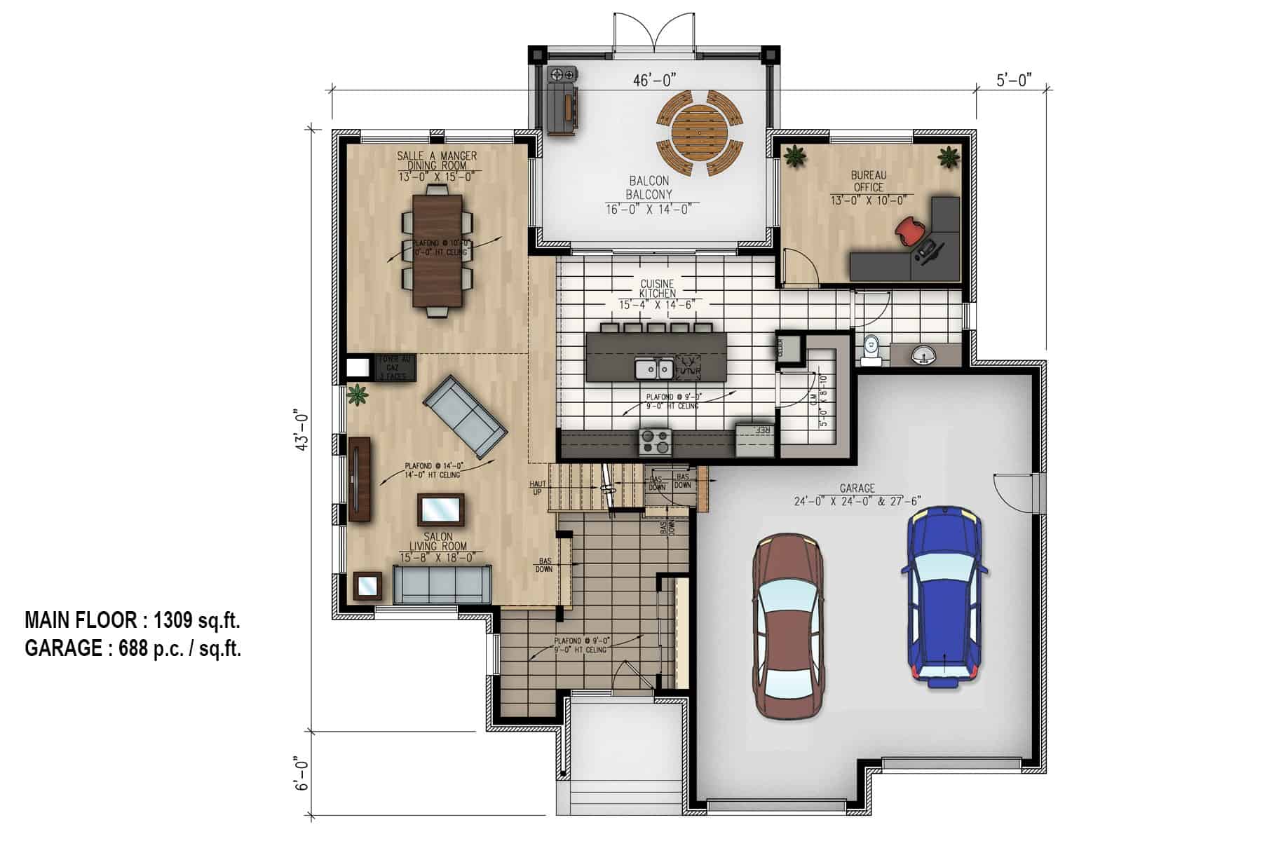 Floor Plan Main Level