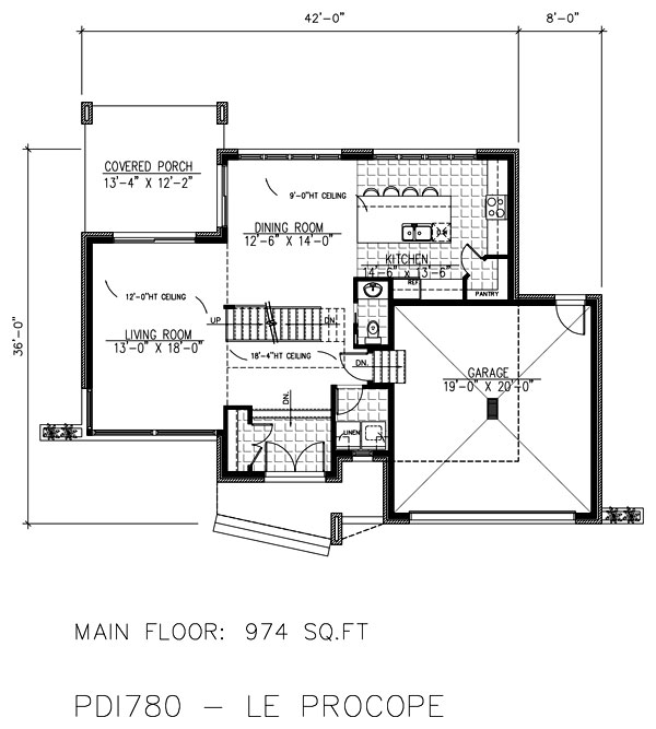 Floor Plan Main Level