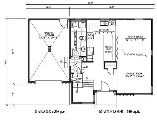 Floor Plan Main Level