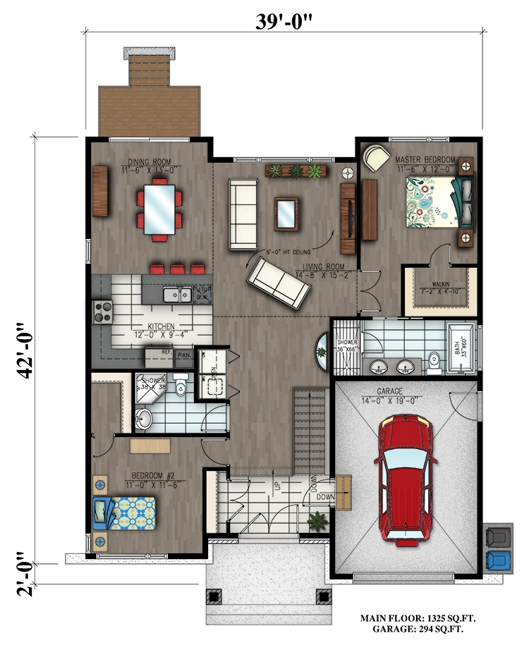 Floor Plan Main Level