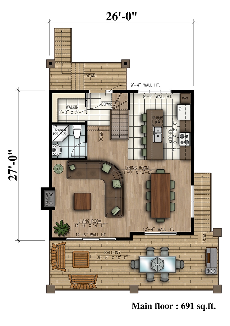 Floor Plan Main Level