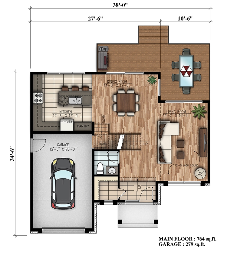Floor Plan Main Level