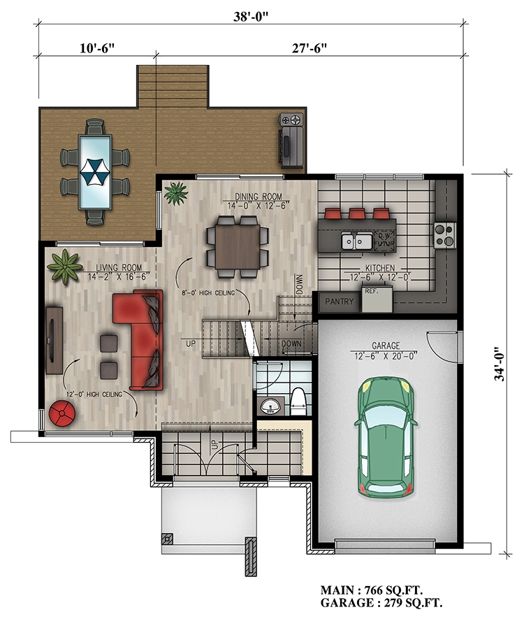 Floor Plan Main Level