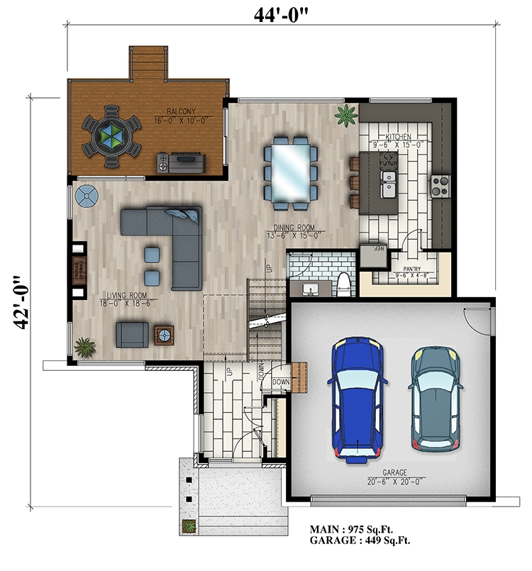 Floor Plan Main Level