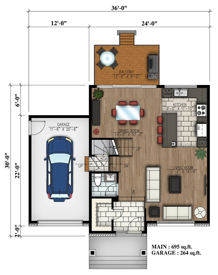 Floor Plan Main Level