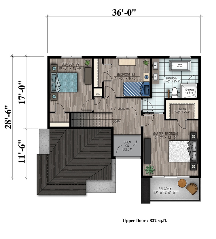 Floor Plan Upper Level