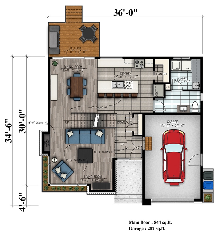 Floor Plan Main Level