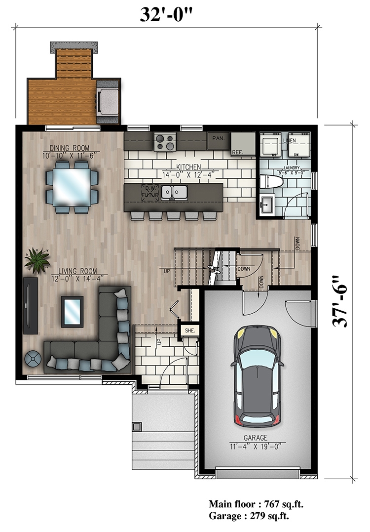 Floor Plan Main Level