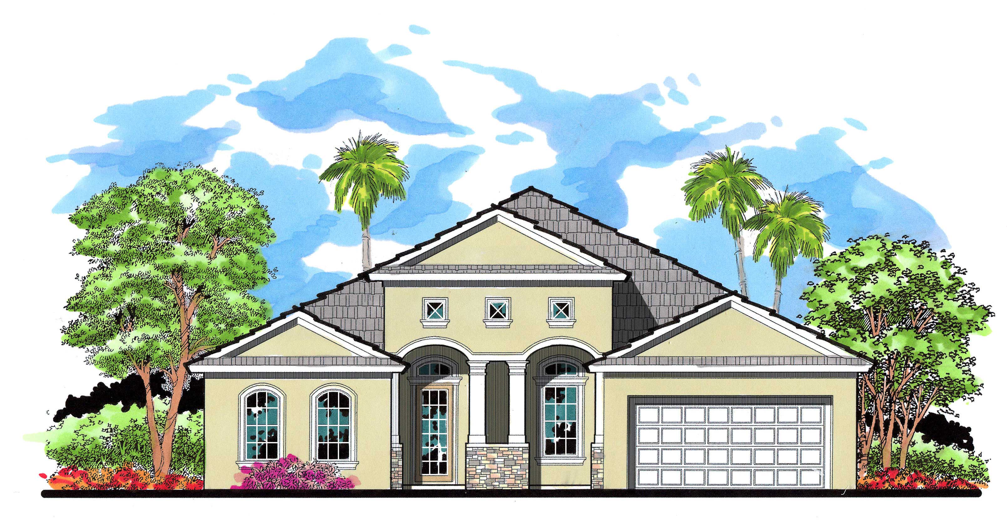 4-Bedroom, 2931 Sq Ft European House Plan - 159-1092 - Front Exterior