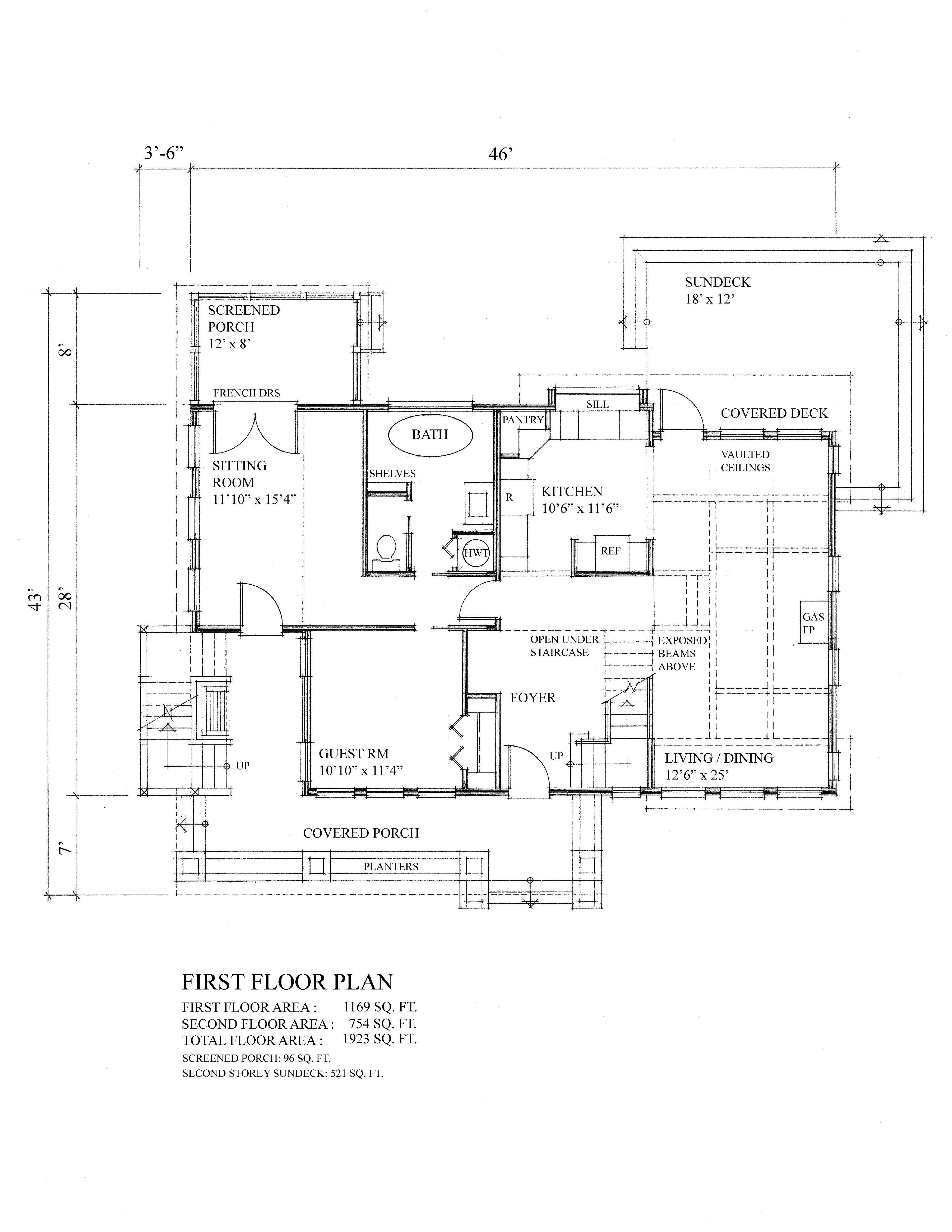 Floor Plan First Story