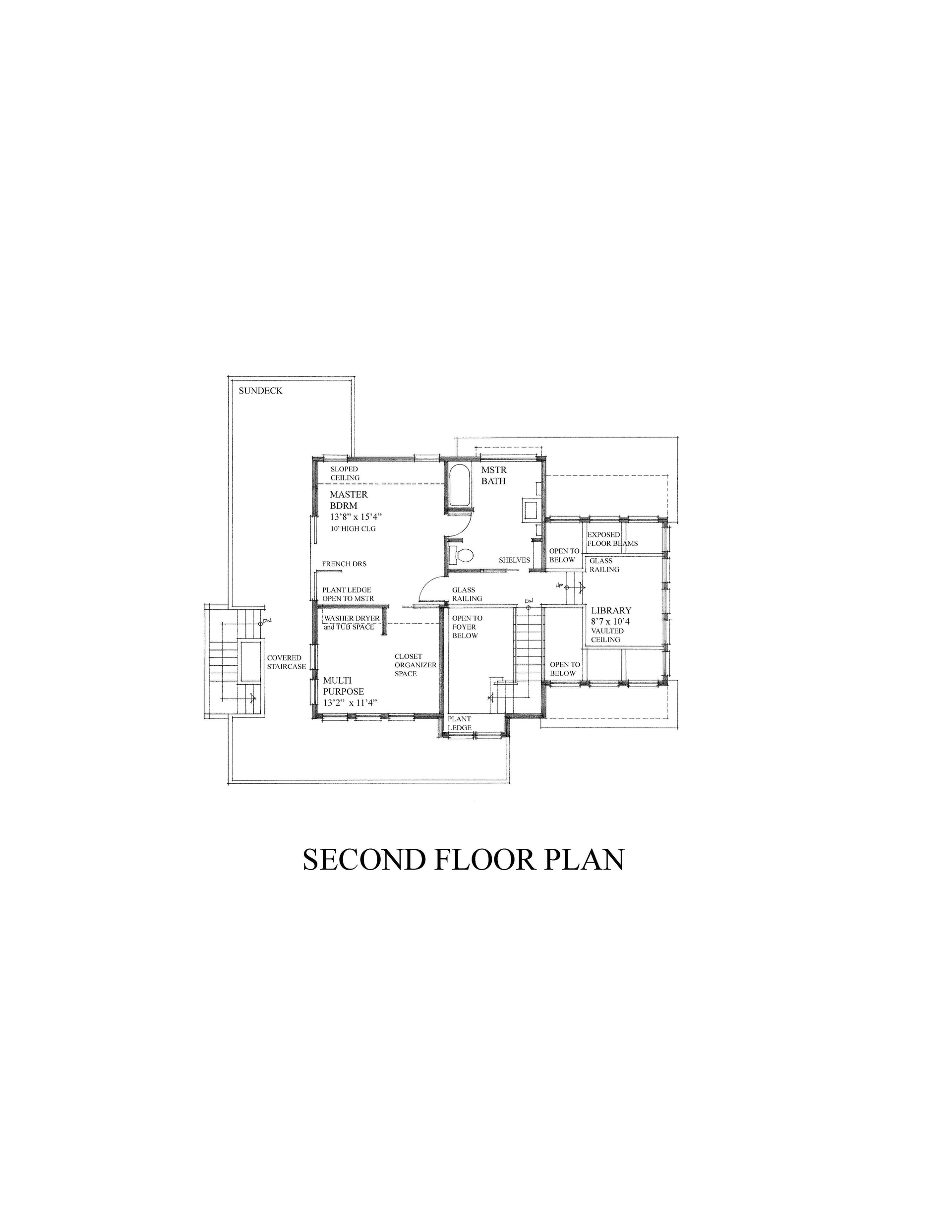 Floor Plan Second Story