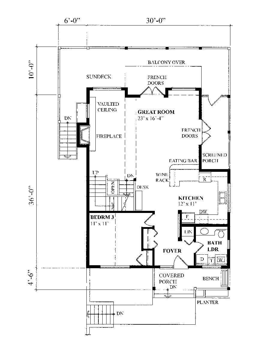 Floor Plan Main Level