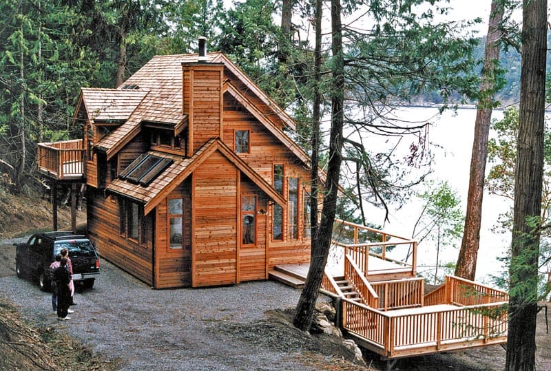 2-Bedroom, 1417 Sq Ft Vacation Home - Plan #160-1038 - Front Exterior