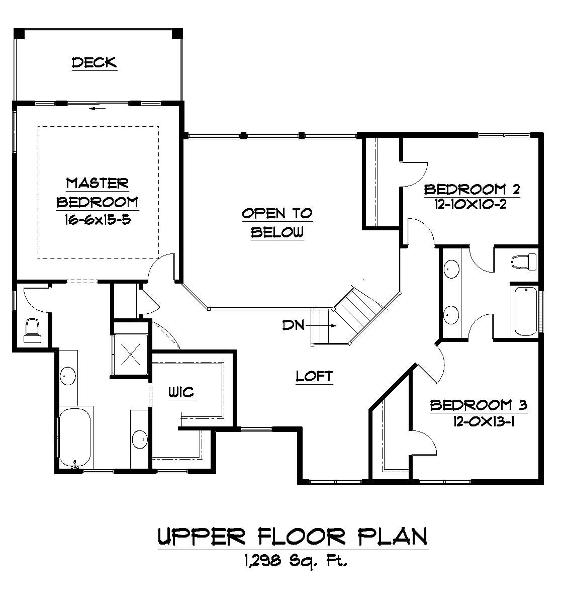 SECOND LEVEL FLOOR PLAN