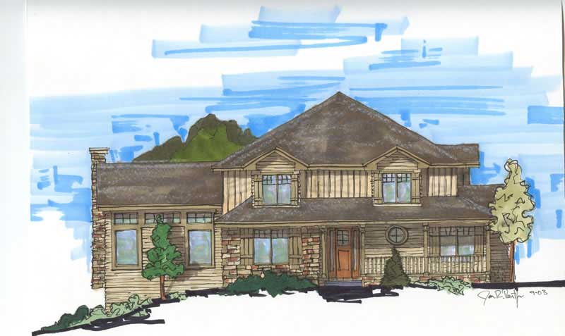 4-Bedroom, 3144 Sq Ft Craftsman House Plan - 161-1011 - Front Exterior