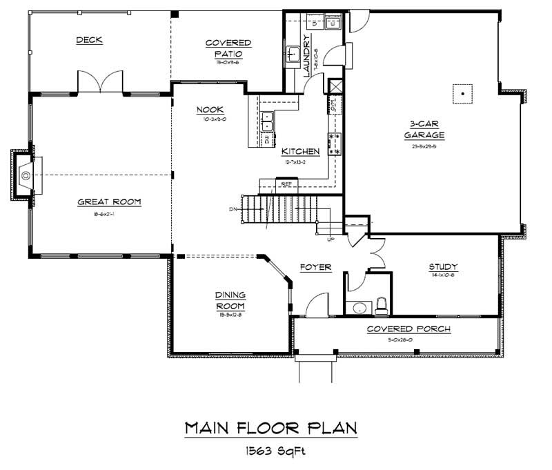 MAIN LEVEL FLOOR PLAN