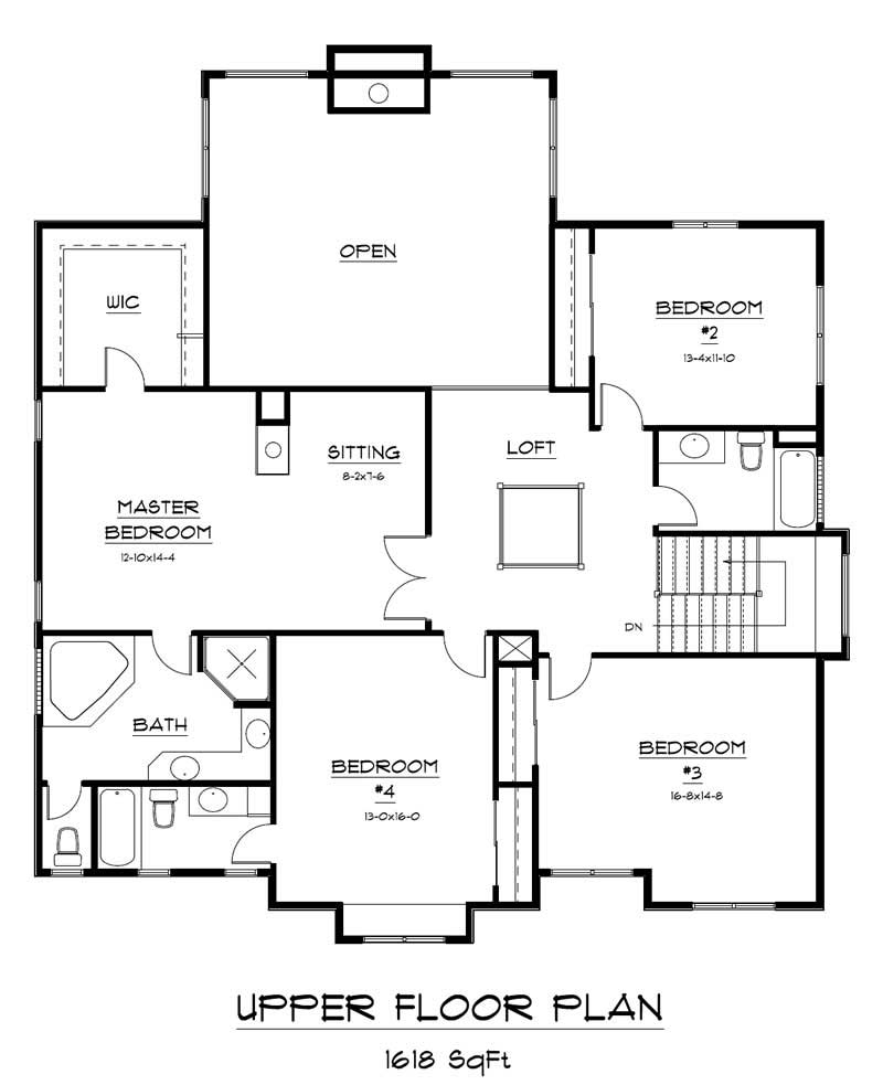 SECOND LEVEL FLOOR PLAN