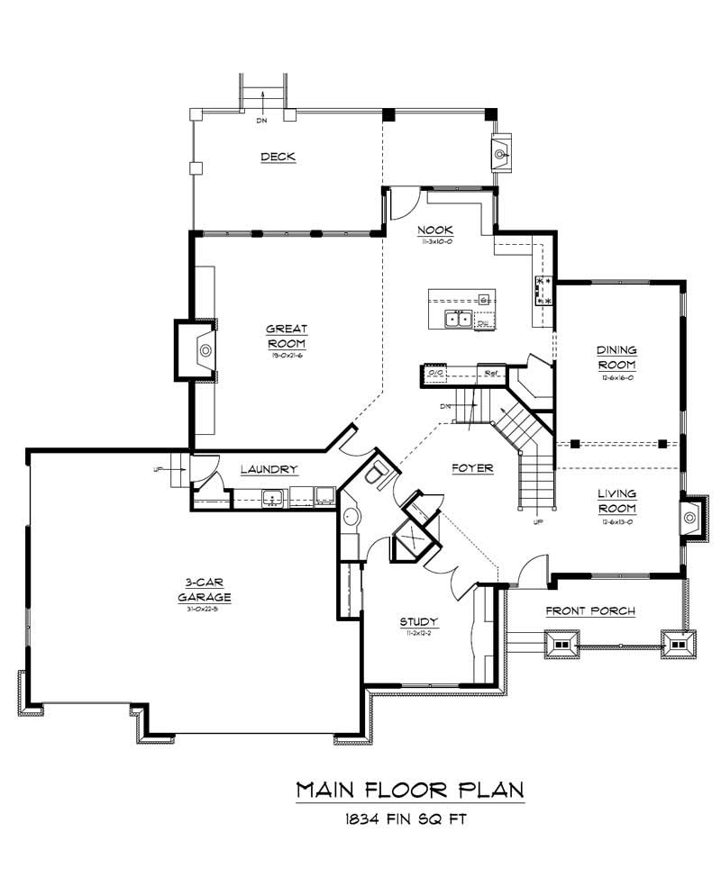 MAIN LEVEL FLOOR PLAN
