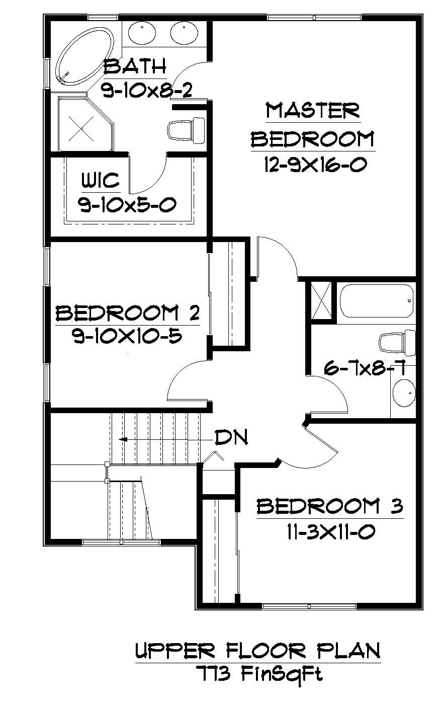 SECOND LEVEL FLOOR PLAN