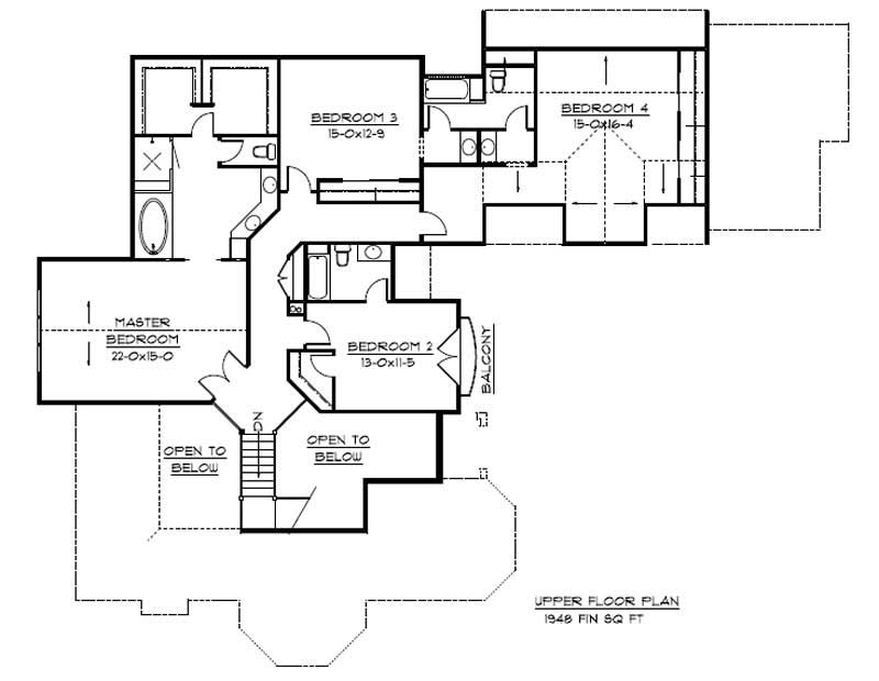 SECOND LEVEL FLOOR PLAN