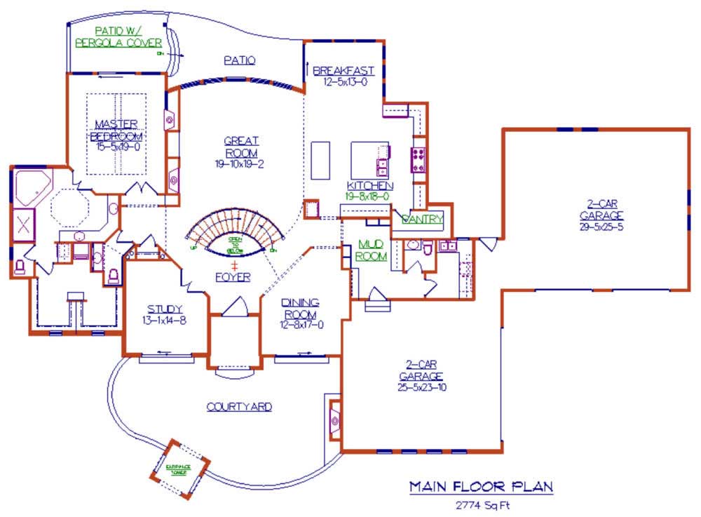 Floor Plan First Story