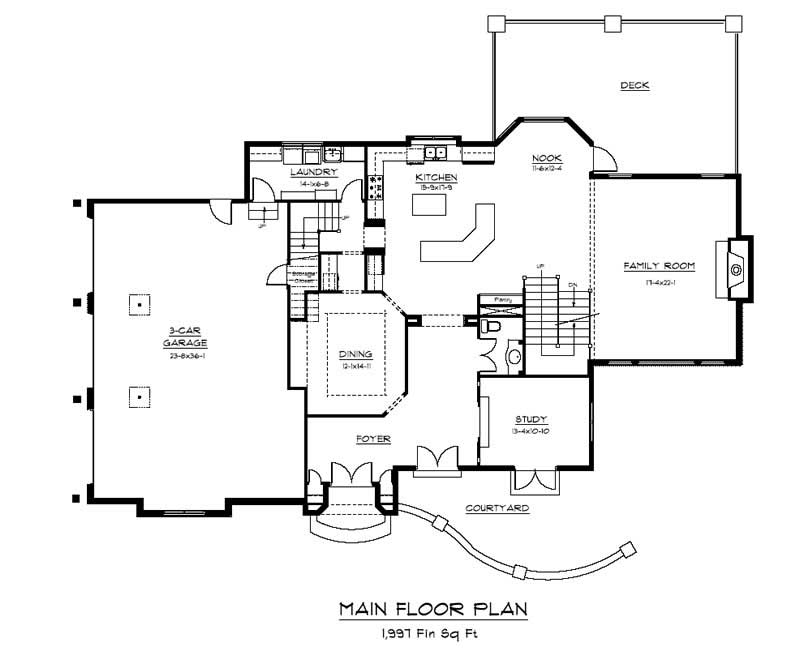 MAIN LEVEL FLOOR PLAN