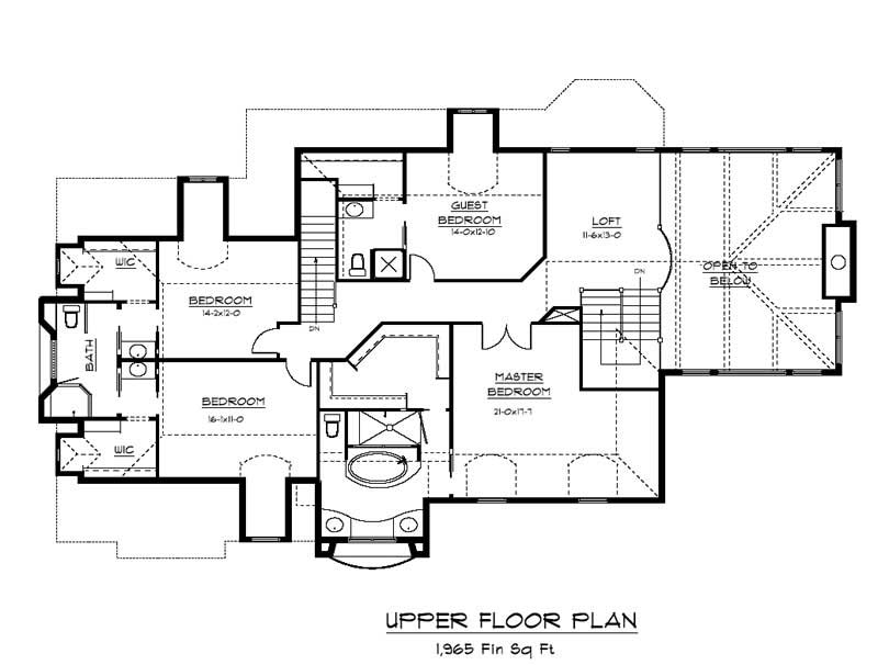 SECOND LEVEL FLOOR PLAN