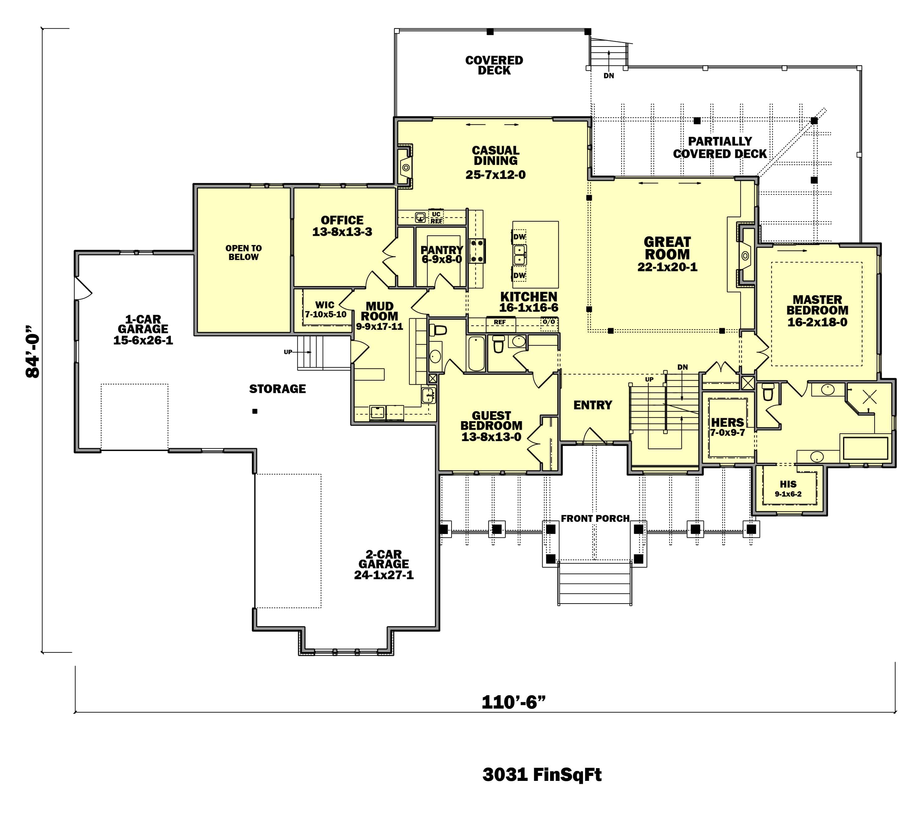 Floor Plan Main Level