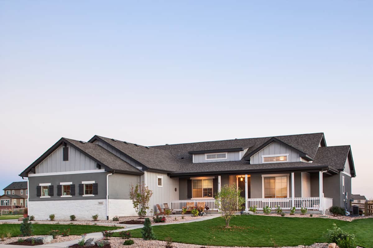 3-Bedroom, 2509 Sq Ft Ranch House - Plan #161-1117 - Front Exterior