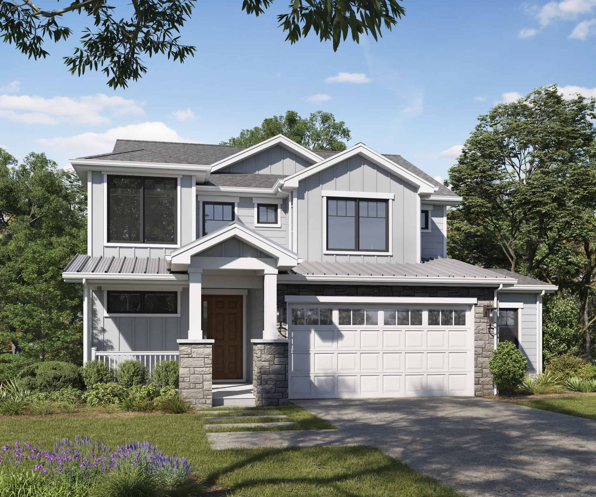 Craftsman Floor Plan - 3-4 Bedrms, 2.5-3.5 Baths - 1986-2717 Sq Ft - #161-1224