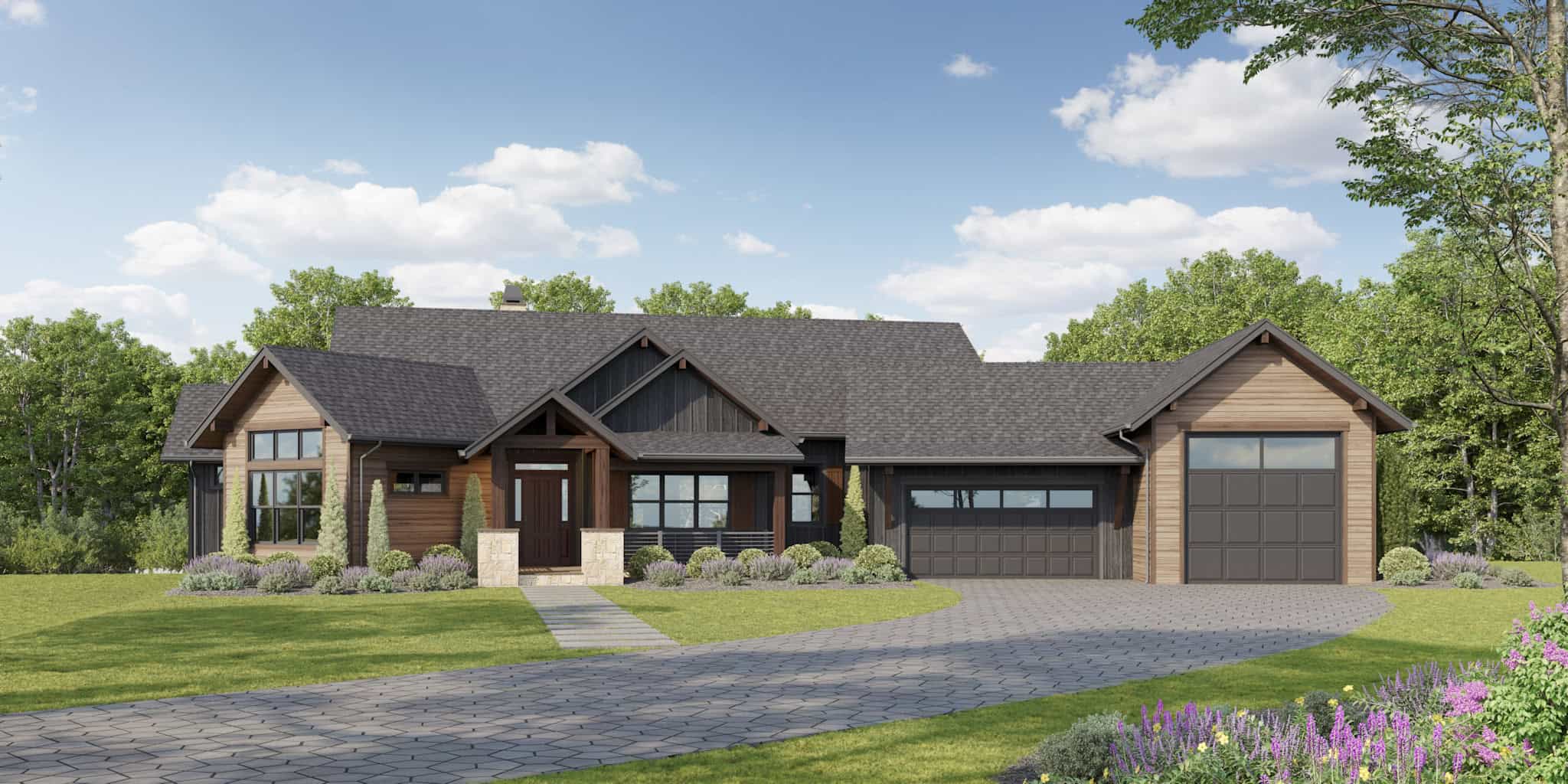 Rustic Plan, 2-4 Bedrms, 2.5-3.5 Baths, 2582-4191 Sq Ft #161-1263