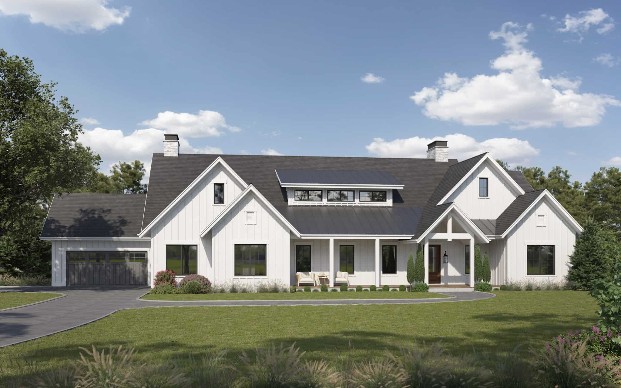 Modern Farmhouse, 3-5 Bedrms, 3.5-5.5 Baths, 2810-4576 Sq Ft #161-1274