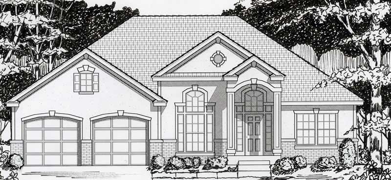4-Bedroom, 3538 Sq Ft Contemporary House Plan - 162-1008 - Front Exterior