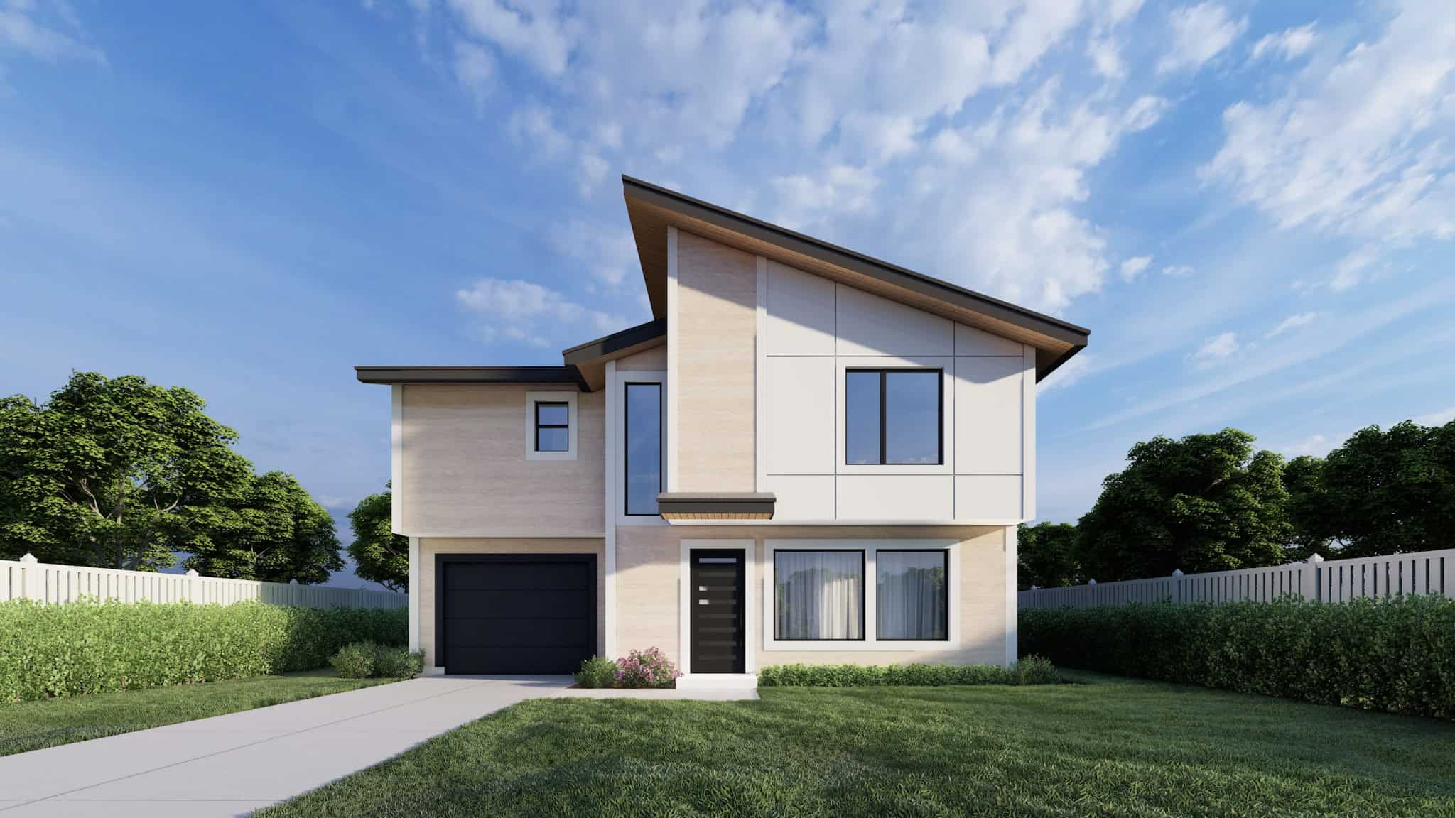 Modern House Plan - 3 Bedrms, 2.5 Baths - 1112 Sq Ft - #162-1074