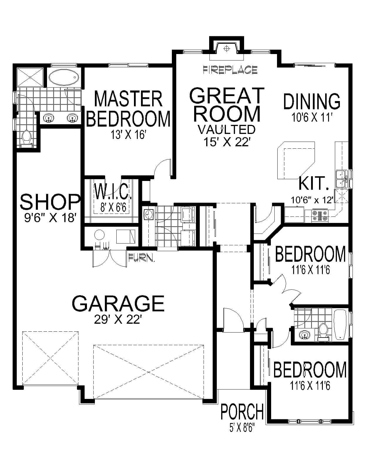 Floor Plan First Story