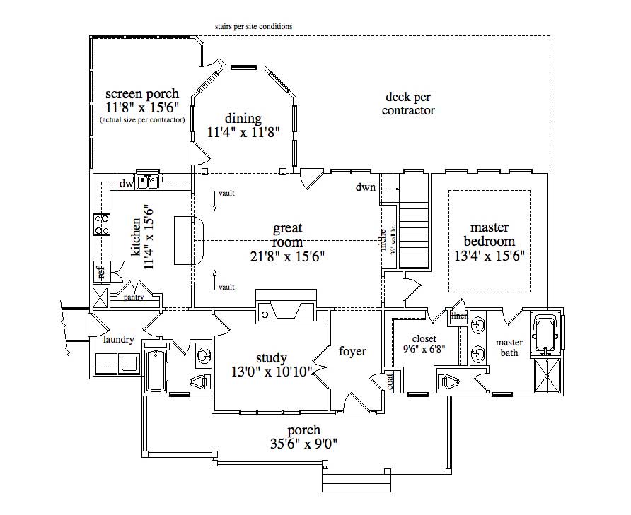 Floor Plan First Story