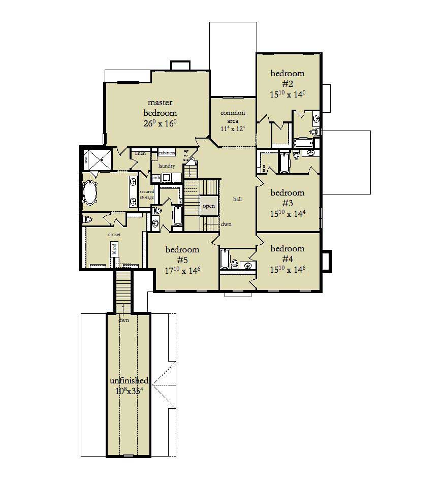 Floor Plan Second Story