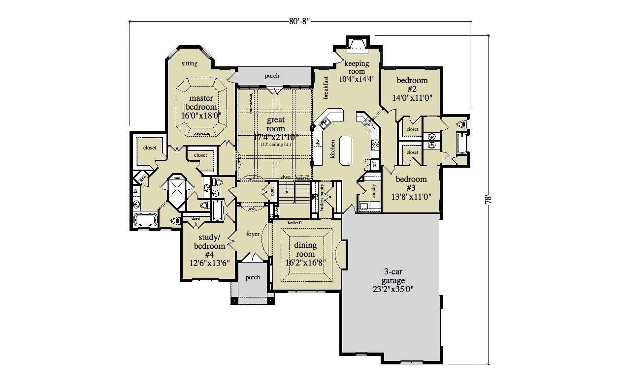 Floor Plan First Story