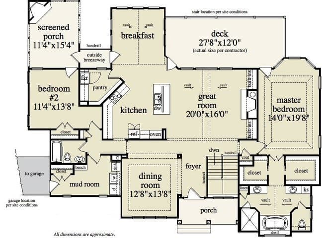Floor Plan Main Level