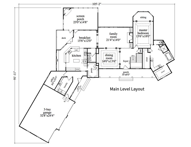 Floor Plan Main Level
