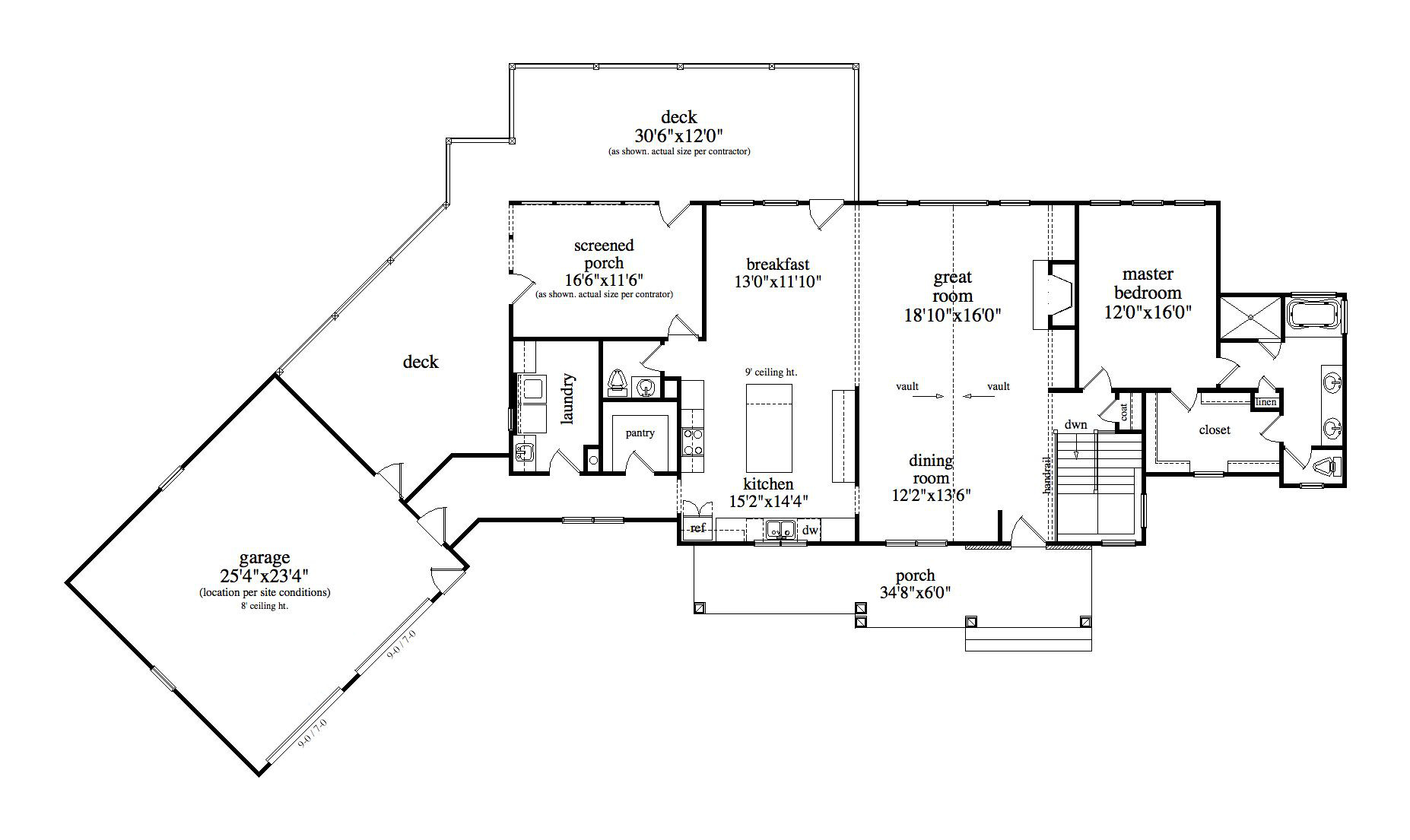 Floor Plan Main Level